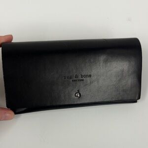 Rag & Bone Black Leather sunglasses case